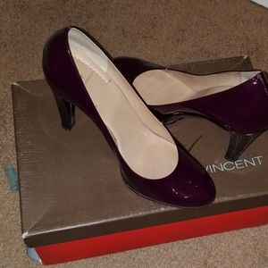 Plum heels